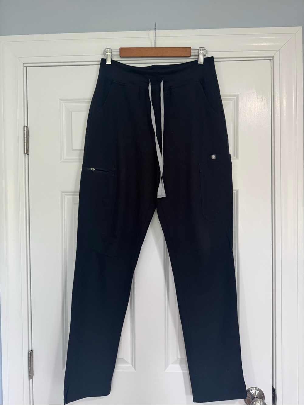 Figs Black Drawstring Jogger Pants